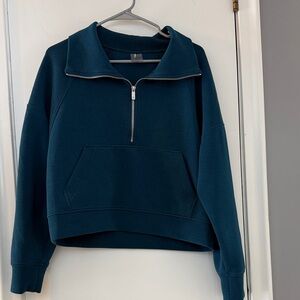 CALIA by Carrie Underwood Teal Half-Zip Sweatshirt